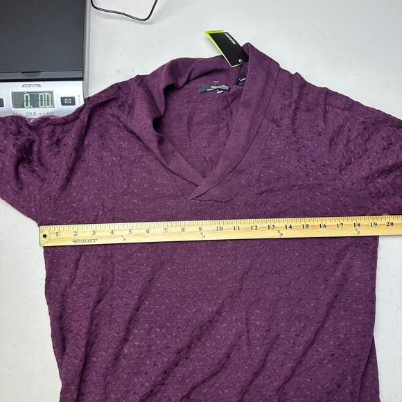 Murano Modern Performance Pullover‎ Lightweight Sweater Size Medium Burgundy - Picture 7 of 10